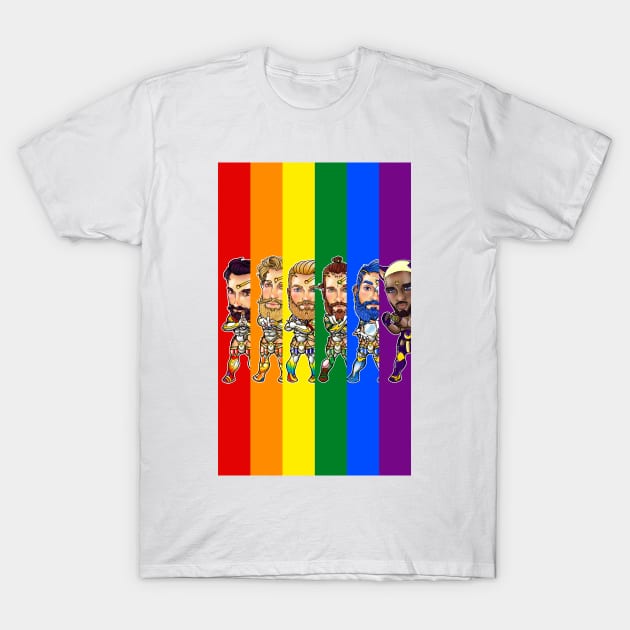 Chibi Flag Pride T-Shirt by liloarpen